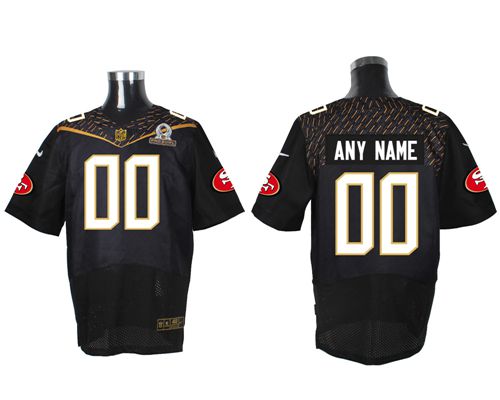 49ers black elite jersey