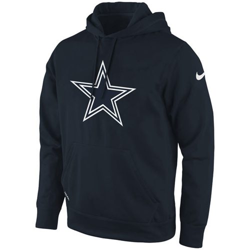 Dallas Cowboys Nike KO Logo Essential Pullover Hoodie Navy | NFL Jersey ...