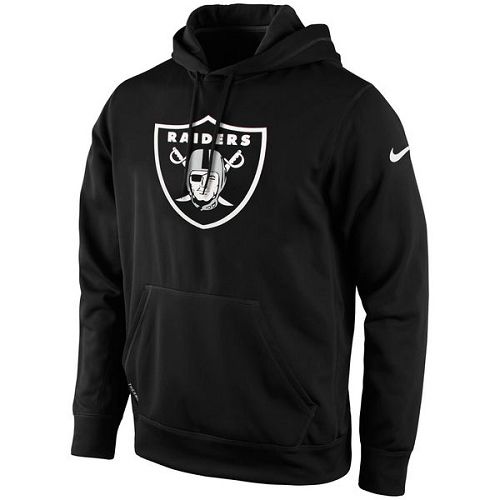 Men's Oakland Raiders Nike Black KO Logo Essential Hoodie | NFL Jersey ...